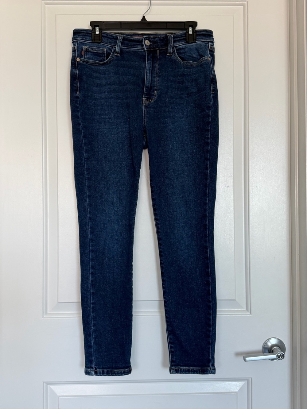 Judy Blue Skinny Fit Deep Indigo Dark Blue Jeans EUC
